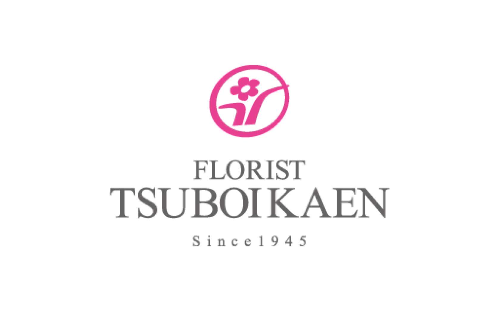 坪井花苑のロゴ