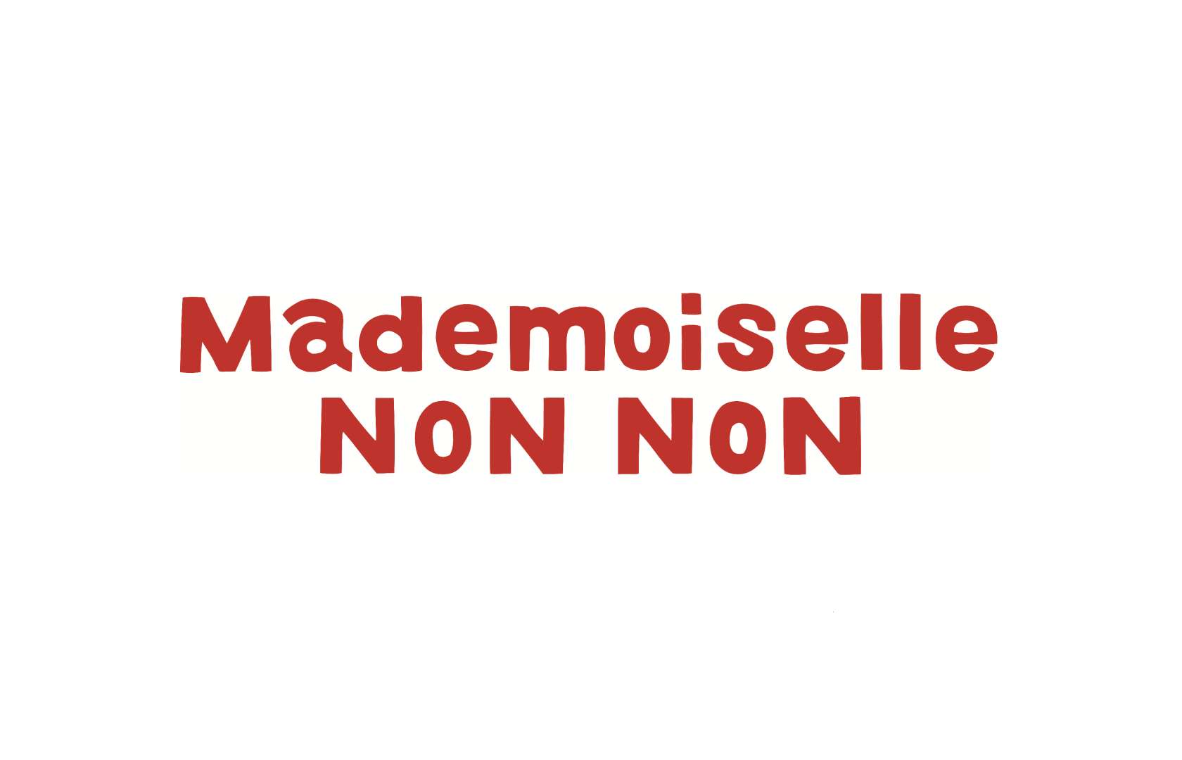 Mademoiselle NON NONのロゴ